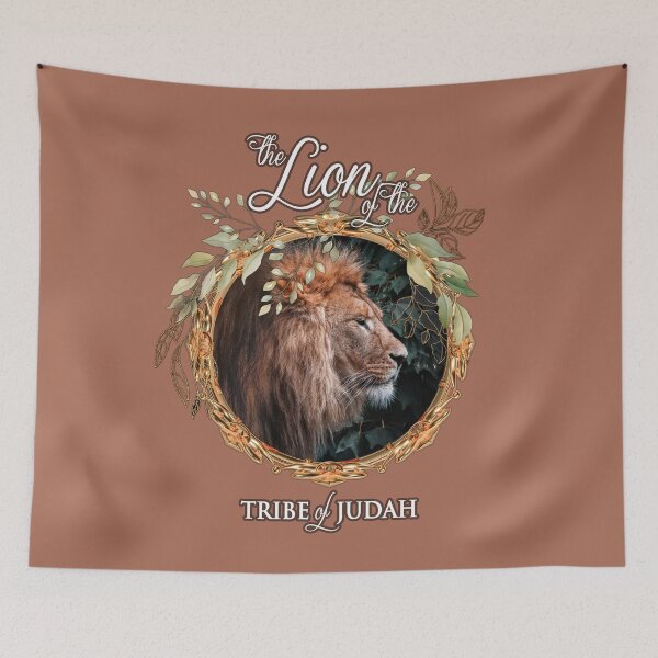 Item preview, Lion of Judah wreath on terracotta  designed and sold by AbideApparel.