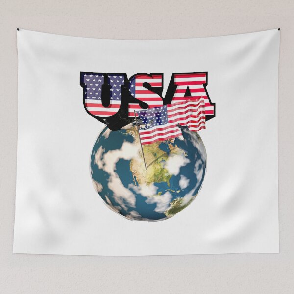 Item preview, I love USA - America - Patriotic- Flag designed and sold by Delpieroo.