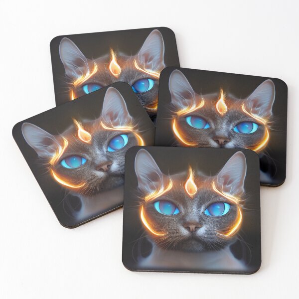 Artikelvorschau, Fire on Fire Katze entworfen und verkauft von Heniad.