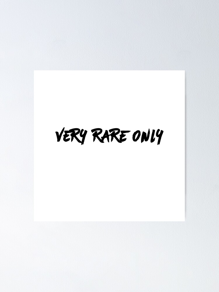 Very Rare Only Vro Poster By Odnry Redbubble