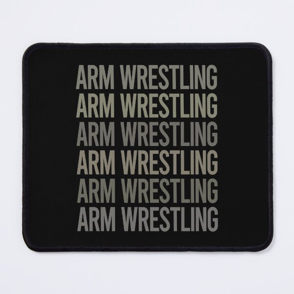 Item preview, Gray Text Art Arm Wrestling Armwrestling designed and sold by TarynBrown3126.