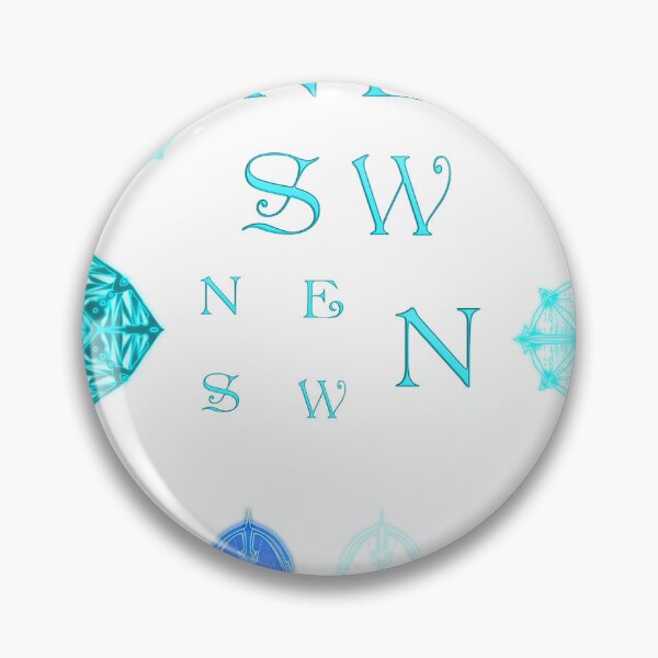 Item preview, Mythical Blue Compass Summoning Circles Stickers designed and sold by Tiffany Munro.
