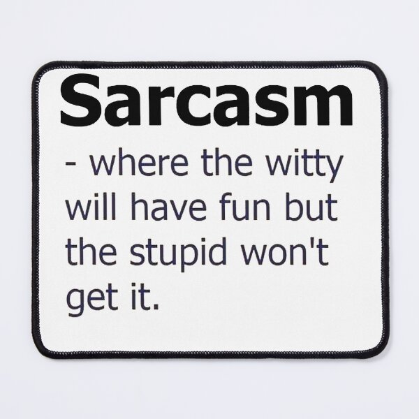 Item preview, Sarcasm defined designed and sold by SwampfoxDesign.