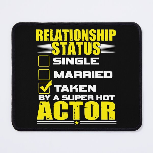 Item preview, Funny His and Her Clothing Gift Actor Relationship Status designed and sold by haselshirt.