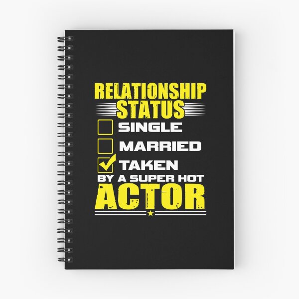 Item preview, Funny His and Her Clothing Gift Actor Relationship Status designed and sold by haselshirt.
