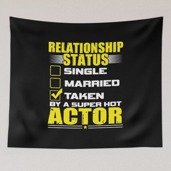 Item preview, Funny His and Her Clothing Gift Actor Relationship Status designed and sold by haselshirt.