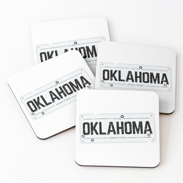 Item preview, Its an OKLAHOMA kinda thing number plate distressed designed and sold by 133DandC.