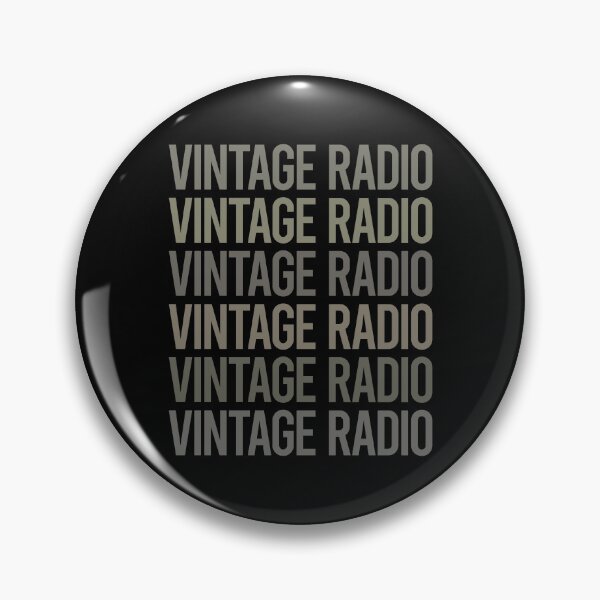 Item preview, Gray Text Art Vintage Radio designed and sold by TarynBrown3126.