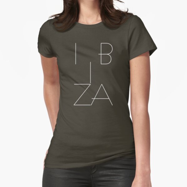 Ibiza. Tailliertes T-Shirt