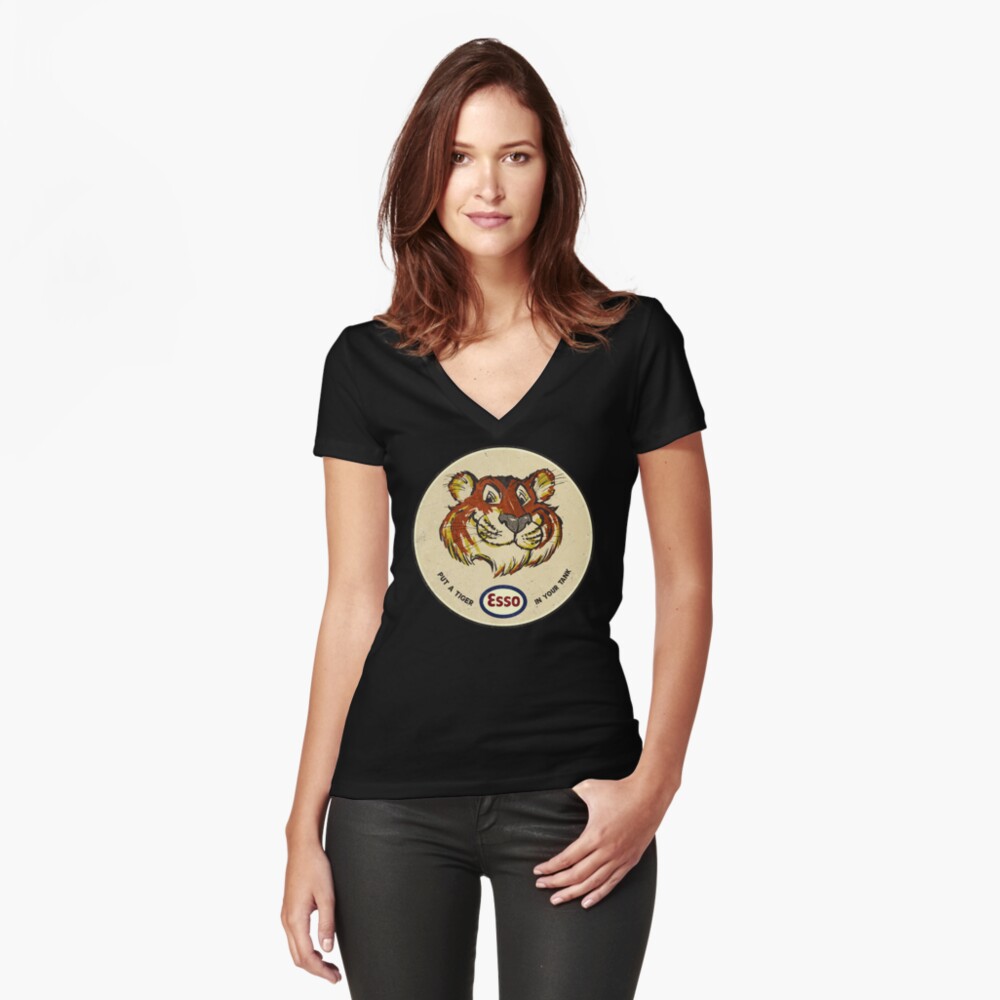 Item preview, Fitted V-Neck T-Shirt designed and sold by turboscope.