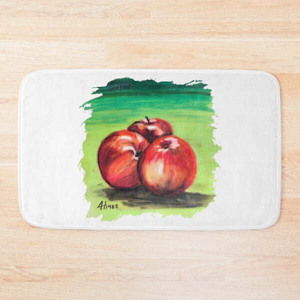 Item preview, Three Red Apples designed and sold by hoganartgarage.