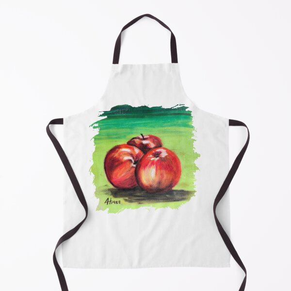 Item preview, Three Red Apples designed and sold by hoganartgarage.