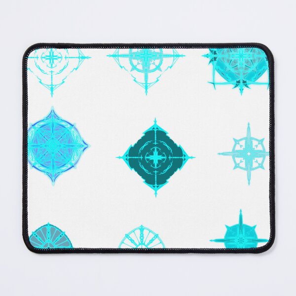 Item preview, Mythical Blue Compass Summoning Circles for Battlemap Decor designed and sold by Tiffany Munro.