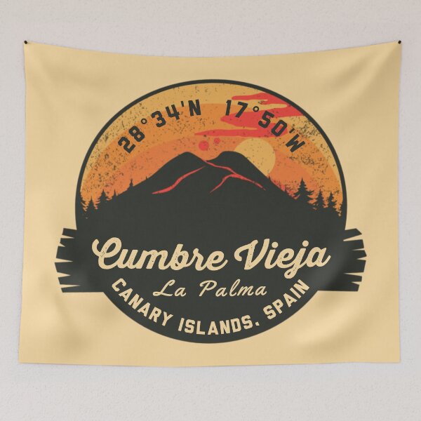 Item preview, Cumbre Vieja La Palma Volcano Canary Islands Spain designed and sold by mountainfad.
