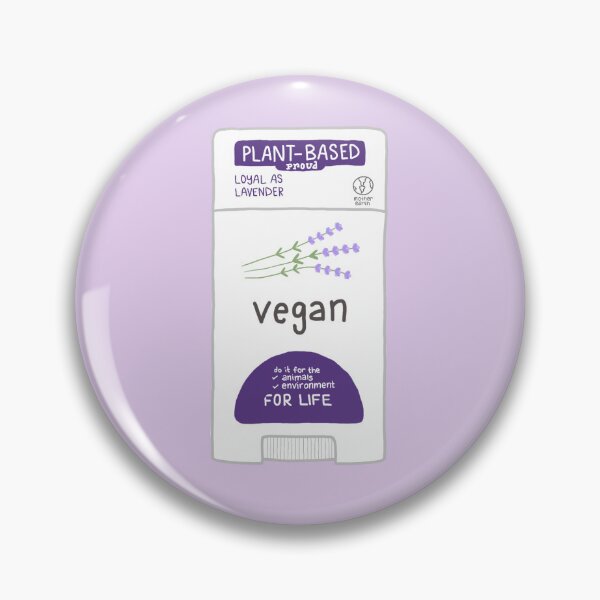 Item preview, Plant based proud vegan with lavender designed and sold by swill80.