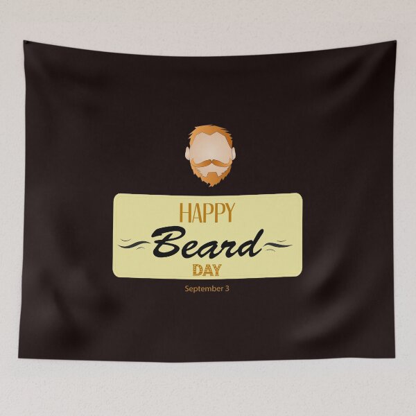 Item preview, Happy Beard Day Sign designed and sold by karyalangit.