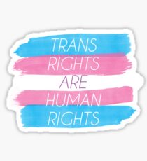Trans Rights Are Human Rights Sticker