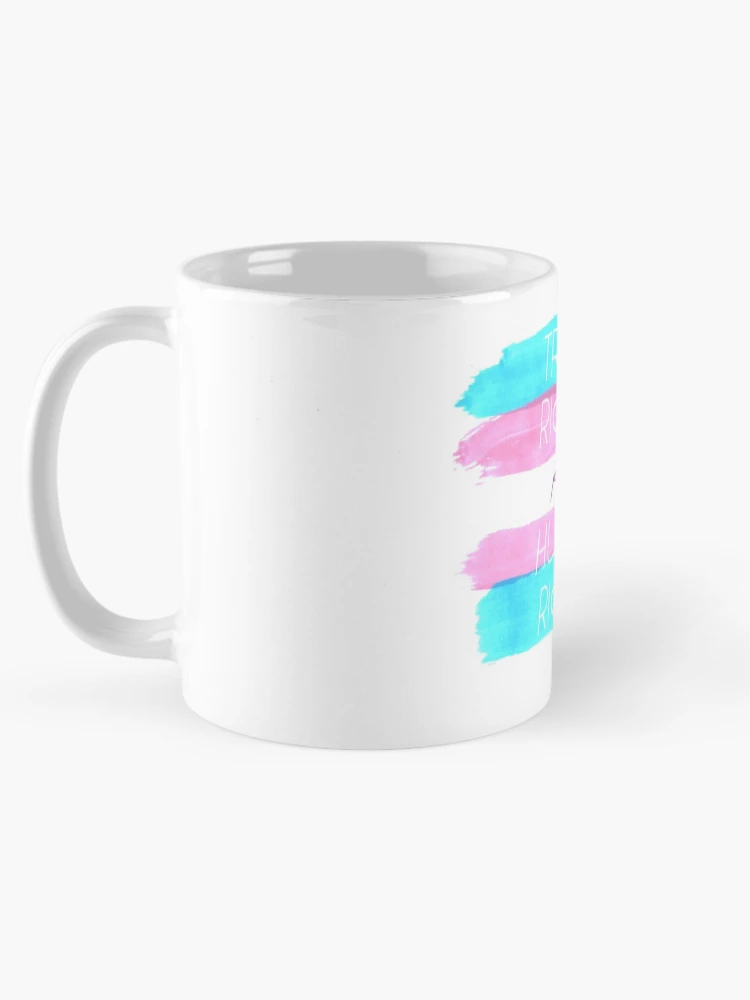 Thumbnail 5 of 6, Coffee Mug, Trans Rights Are Human Rights designed and sold by SadCaptain.