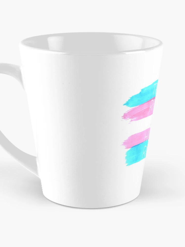 Thumbnail 3 of 4, Coffee Mug, Trans Rights Are Human Rights designed and sold by SadCaptain.