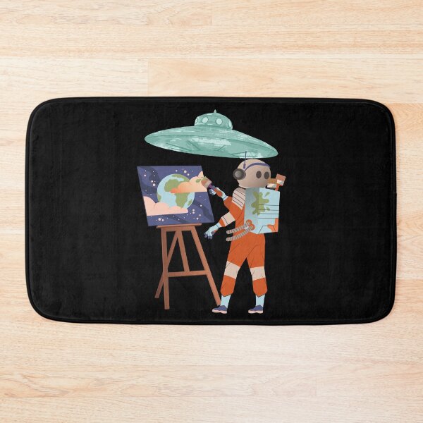 Item preview, Astronaut Painting Earth designed and sold by ArtOfStars.