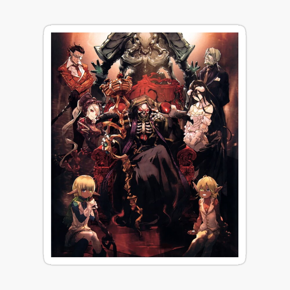 Overlord Anime Ainz Ooal Gown and the Floor Guardians 