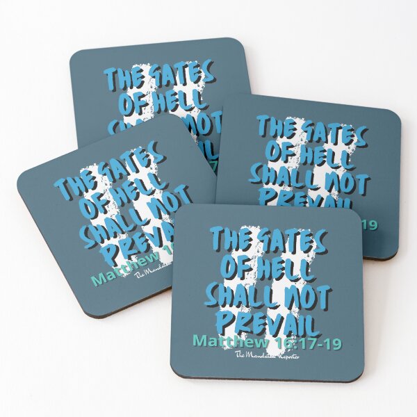 Item preview, The Gates of Hell Shall Not Prevail - Blue Gray designed and sold by TheReporter1.