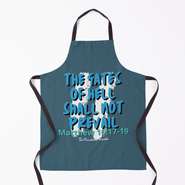 Item preview, The Gates of Hell Shall Not Prevail - Blue Gray designed and sold by TheReporter1.