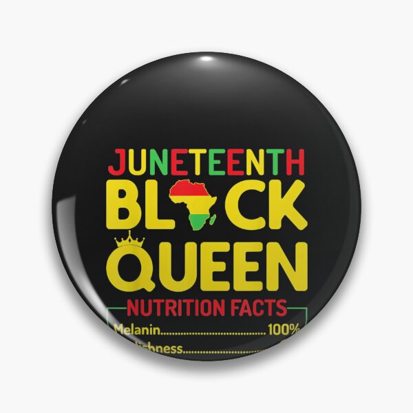 Item preview, Juneteenth Black Queen Nutritional Facts designed and sold by mytv2020.