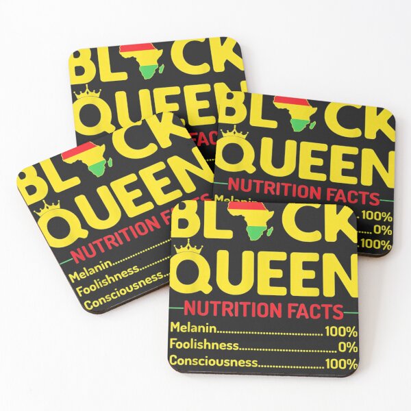 Item preview, Juneteenth Black Queen Nutritional Facts designed and sold by mytv2020.