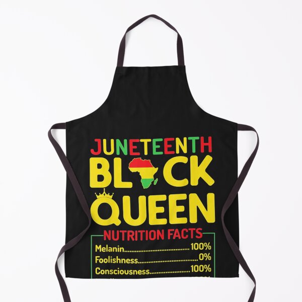 Item preview, Juneteenth Black Queen Nutritional Facts designed and sold by mytv2020.