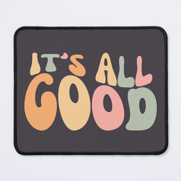 Item preview, It's All Good Inspirational Retro Vintage Quote designed and sold by SunfullyYours.