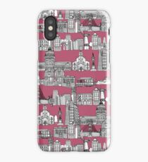 San Francisco toile rose iPhone Case