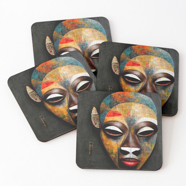Item preview, Lady African Mask  designed and sold by DeepSymbolism.