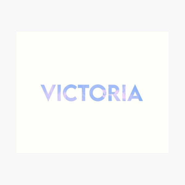 Name Victoria Wall Art for Sale