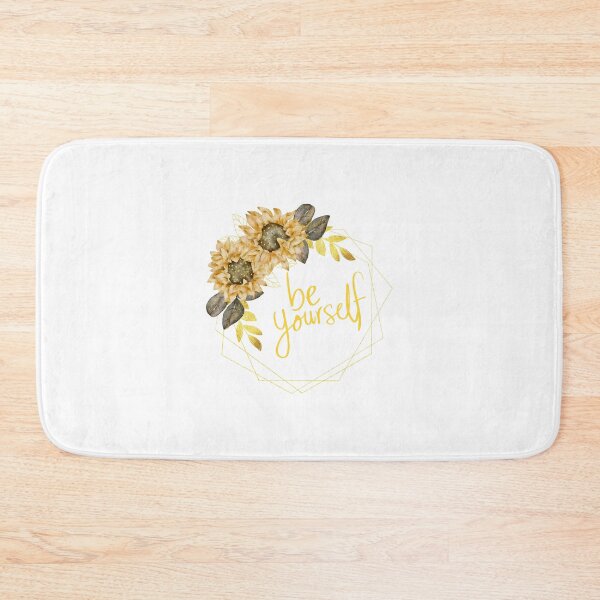 Item preview, Be Yourself Quotes Sunflower designed and sold by AziaFaye.