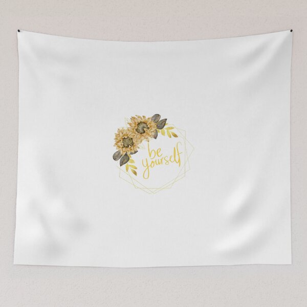 Item preview, Be Yourself Quotes Sunflower designed and sold by AziaFaye.