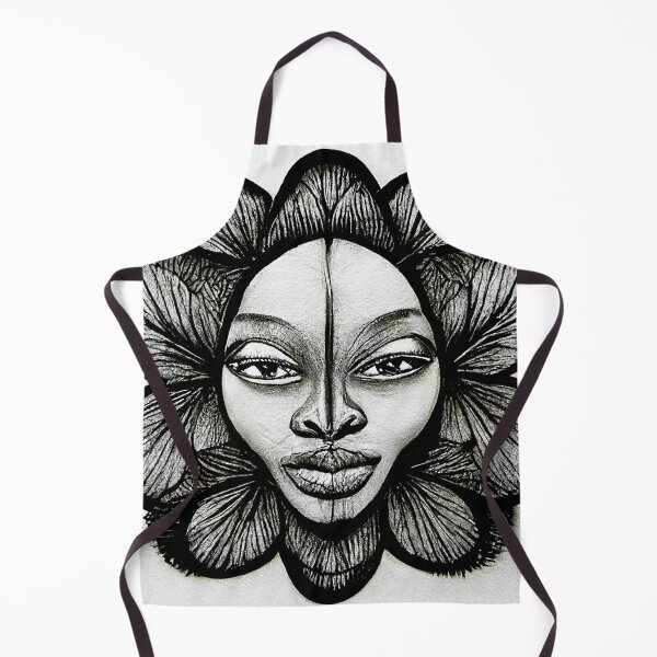 Item preview, Black Girl Flower Face designed and sold by DeepSymbolism.