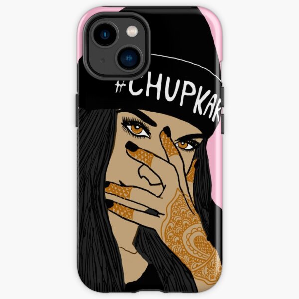 Chup kar Beanie Girl iPhone Tough Case