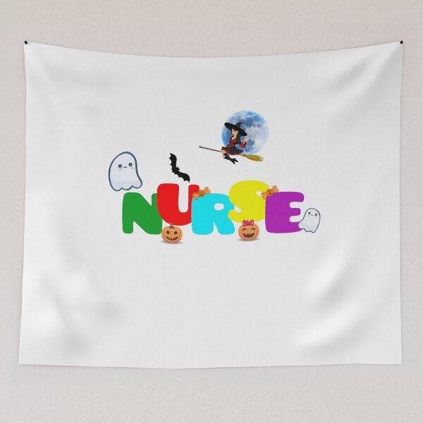 Item preview, Halloween Nurse Nursing Cute Health Worker Halloween Pattern designed and sold by Elyora.