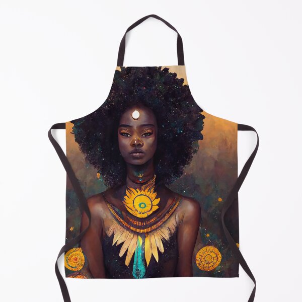 Item preview, Third Eye Afro Goddess designed and sold by DeepSymbolism.
