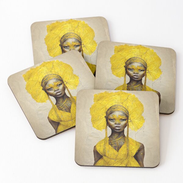 Item preview, Yellow African Queen designed and sold by DeepSymbolism.