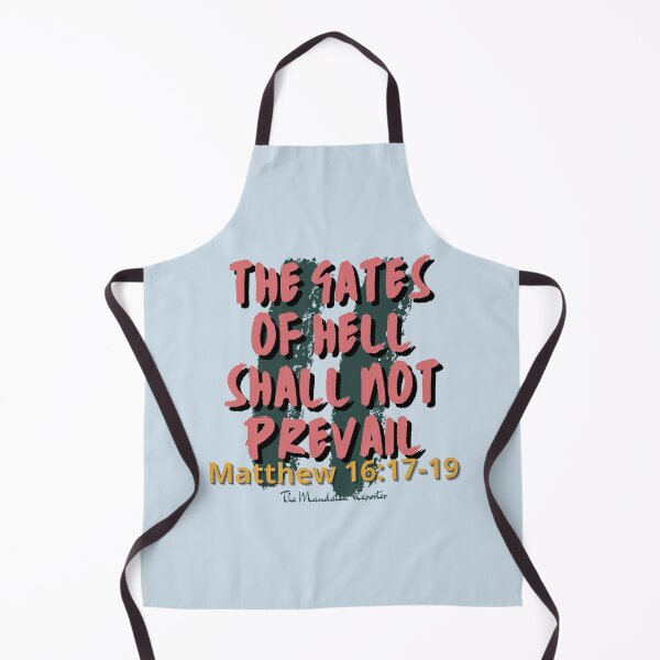 Item preview, The Gates of Hell Shall Not Prevail - Light Blue designed and sold by TheReporter1.