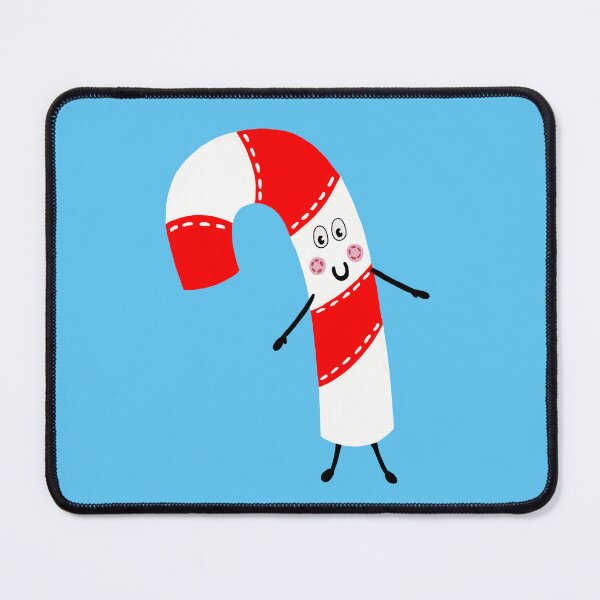 Item preview, Christmas Candy Cane - Blue Background designed and sold by Helen McCartney Designs.