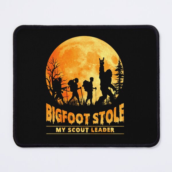 Item preview, Bigfoot Stole My Scout Leader Hiking Halloween horror scary spooky vintage retro designed and sold by beckadamr.