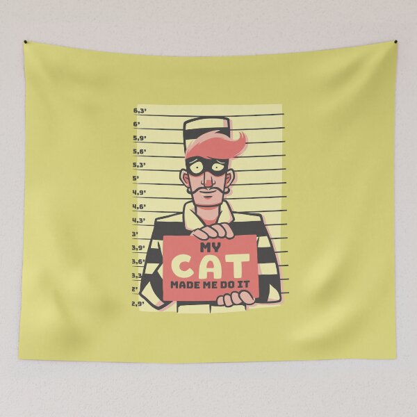 Item preview, My Cat Made Me Do It designed and sold by Tobe Fonseca®.