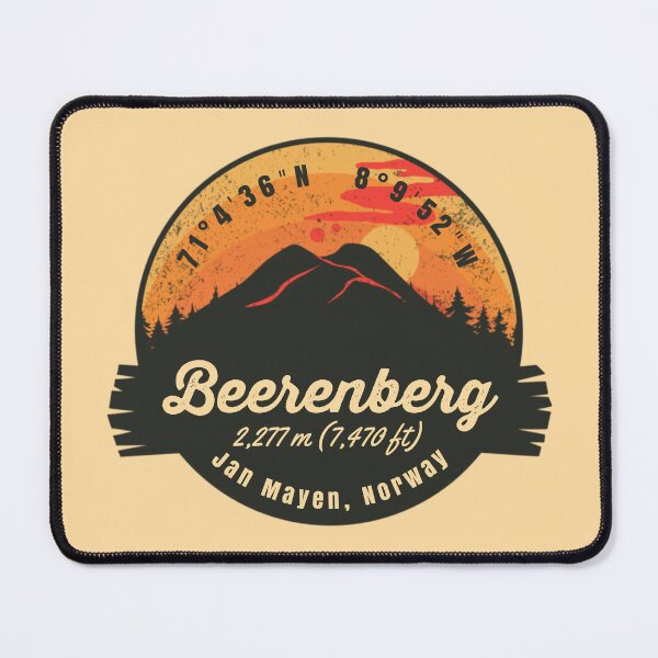 Item preview, Beerenberg Jan Mayen Norway Volcano Eruption designed and sold by mountainfad.