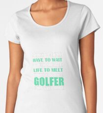 Golfer Women's Premium T-Shirt