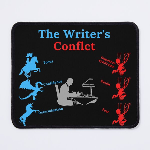 Item preview, The Writer's Conflict designed and sold by TheKnightWriter.