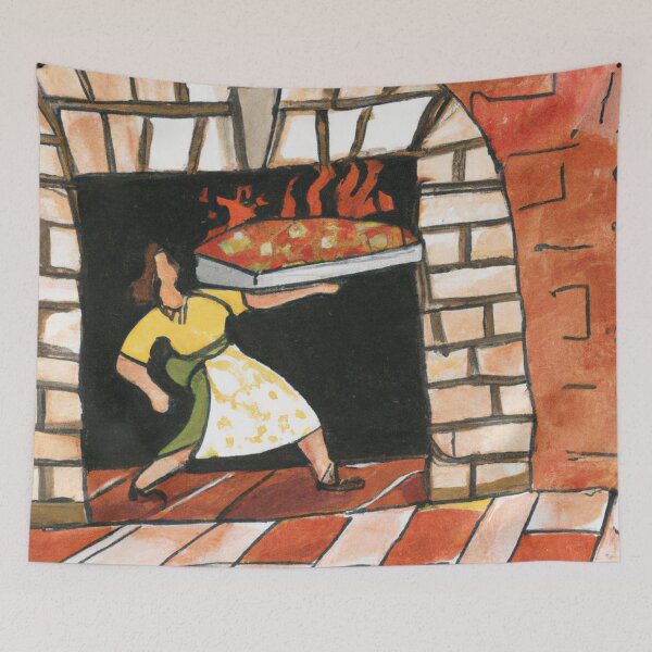 Item preview, Baker Holding A Pizza designed and sold by Zestpond.