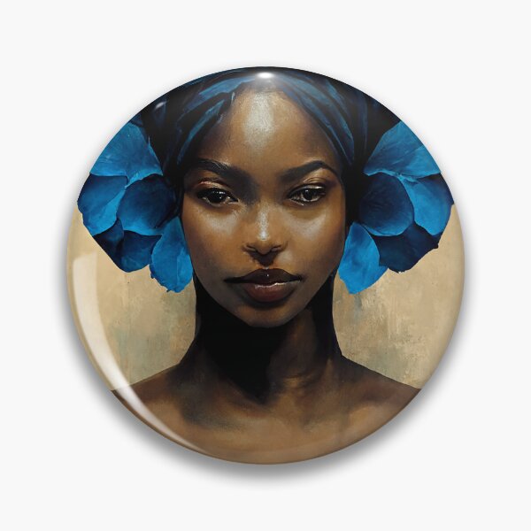Item preview, Blue Flower Crowned designed and sold by DeepSymbolism.